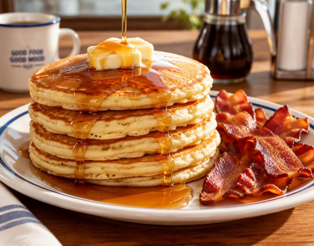 Buttermilk Pancake & Bacon Board