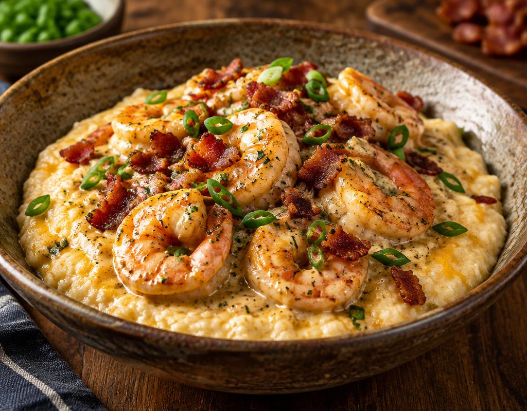 Shrimp & Grits, Country Style